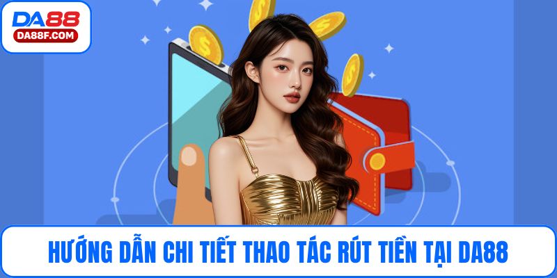 Hướng dẫn chi tiết thao tác rút tiền tại nhà cái DA88 tặng tân binh